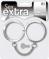 Sex Extra 70mm Metal Cuffs Cuffs and Restraints
