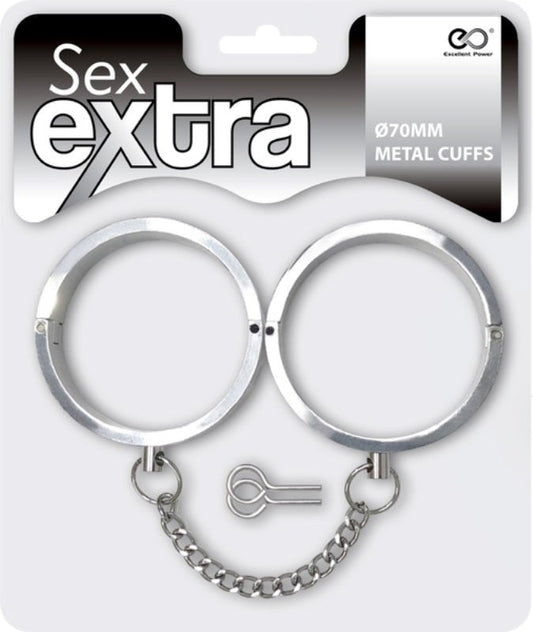 Sex Extra 70mm Metal Cuffs Cuffs and Restraints