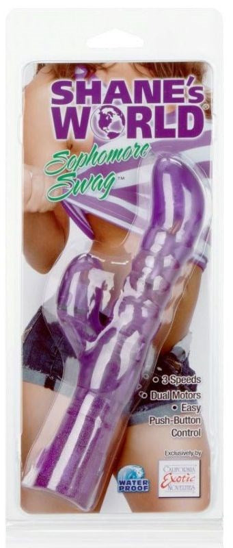 Shane's World Sophomore Swag In Purple - Rabbit Vibrators