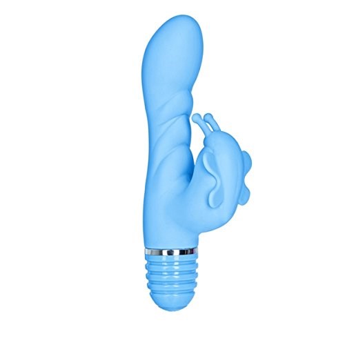 Silicone Bendies Bendi Butterfly Blue Rabbit Vibrators