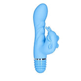 Silicone Bendies Bendi Butterfly Blue Rabbit Vibrators