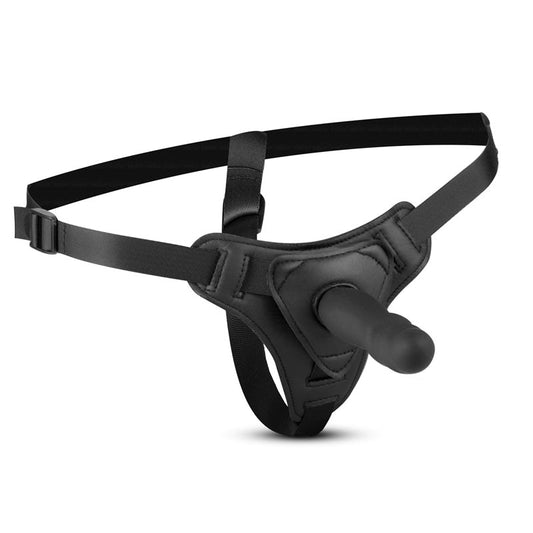 BDStyle Silicone Realistic Strap-On with Remote Control - Strap On Sextoys