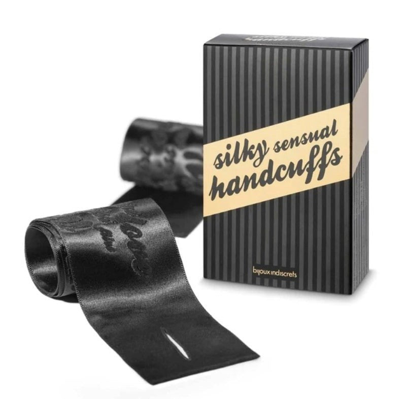 Bijoux Indiscrets Silky Sensual Restraints - Luxurious Satin Handcuffs Cuffs and Restraints