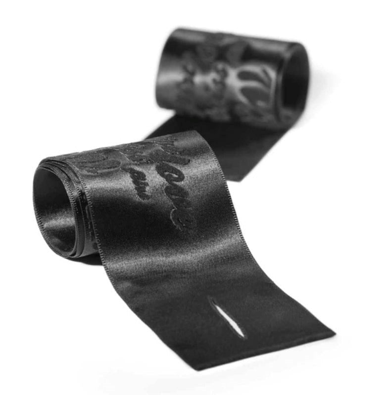 Bijoux Indiscrets Silky Sensual Restraints - Luxurious Satin Handcuffs Cuffs and Restraints