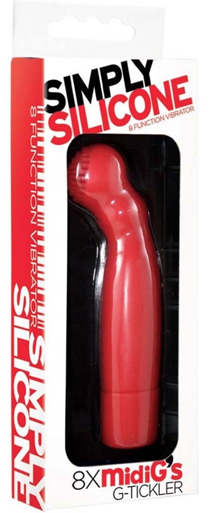 Simply Silicone 8X Midi Gs G-Tickler G-Spot Vibrators