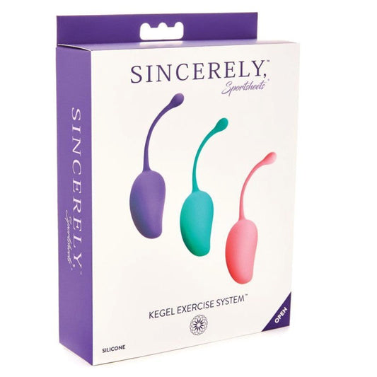 Sincerely Pelvic Fitness - Discreet Kegel Exercise Kit Love Eggs and Kegel Exercisers