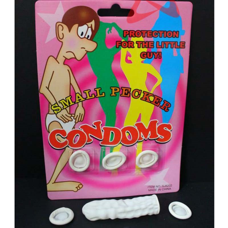 Small Pecker Condoms Bachelorette and Bucks
