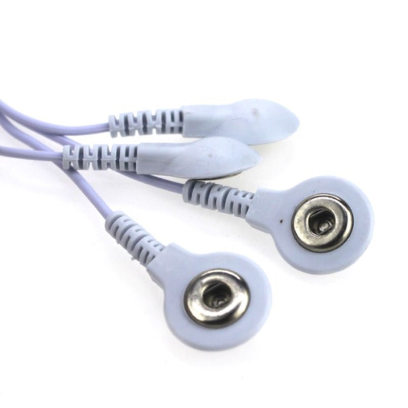 Snap Electrode Lead Wires 4 In 1 Electro Sex