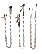 Spartacus Adjustable Clamp Set Nipple and Clit Clamps
