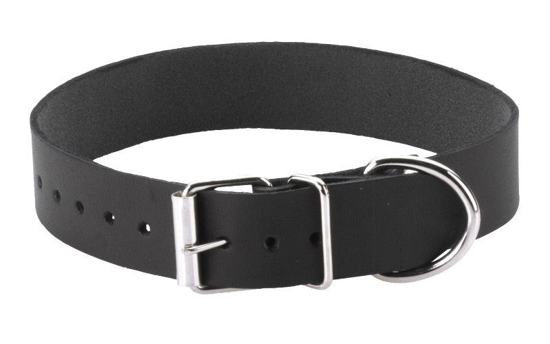 Spartacus Black Leather Collar Single Strap Collars and Leads