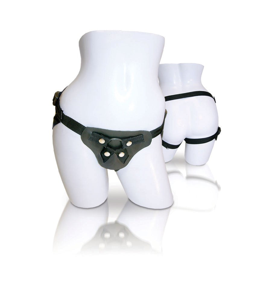 Sportsheets Latigo Leather Strap-On Strap On Sextoys