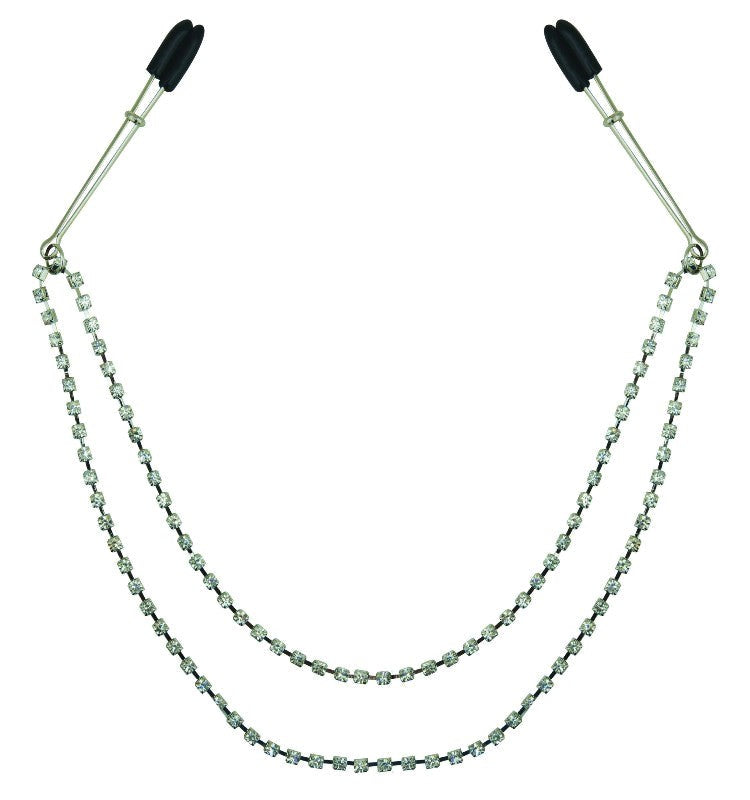 Sportsheets Midnight Bling Nipple Clips Nipple and Clit Clamps