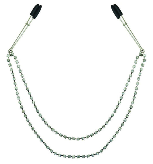 Sportsheets Midnight Bling Nipple Clips Nipple and Clit Clamps