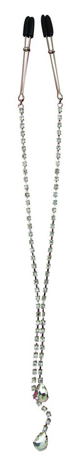 Sportsheets Midnight Teardrop Nipple Clips Nipple and Clit Clamps