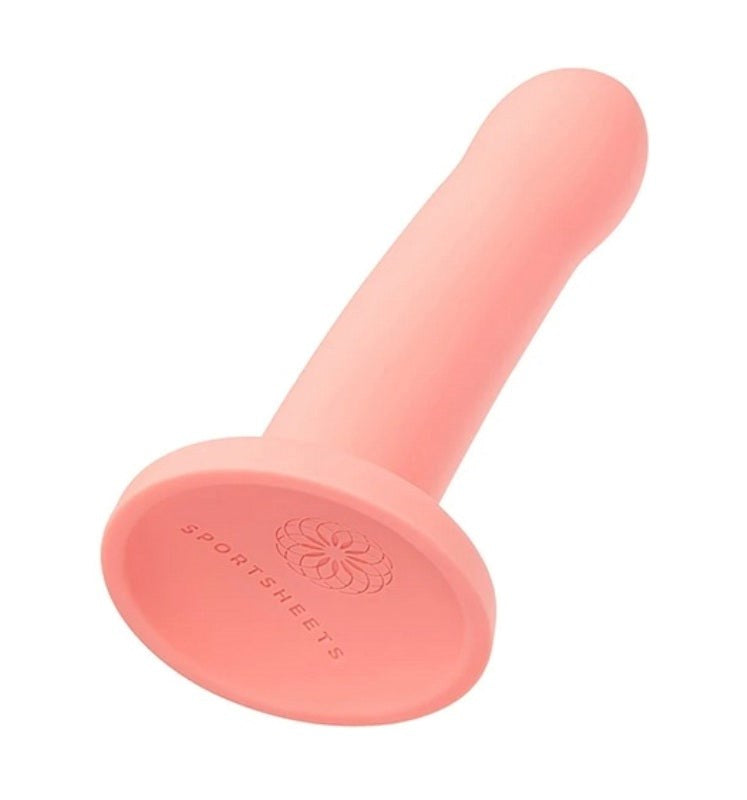 Sportsheets Nexus Nyx - Coral Silicone Dildo with Suction Cup Strap On Sextoys