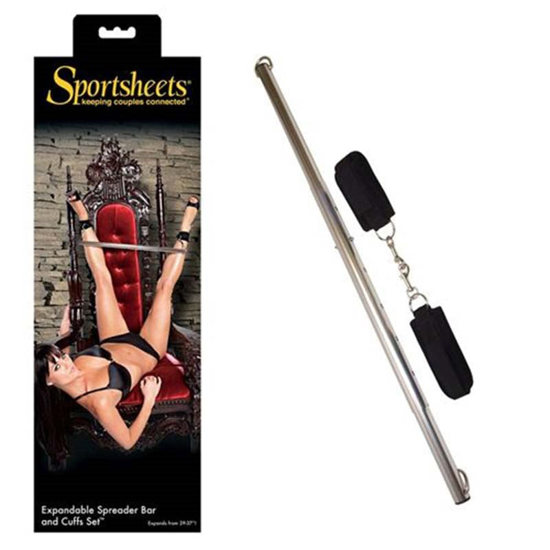 Sportsheets Spreader Bar & Cuffs Set Spreaders and Hangers