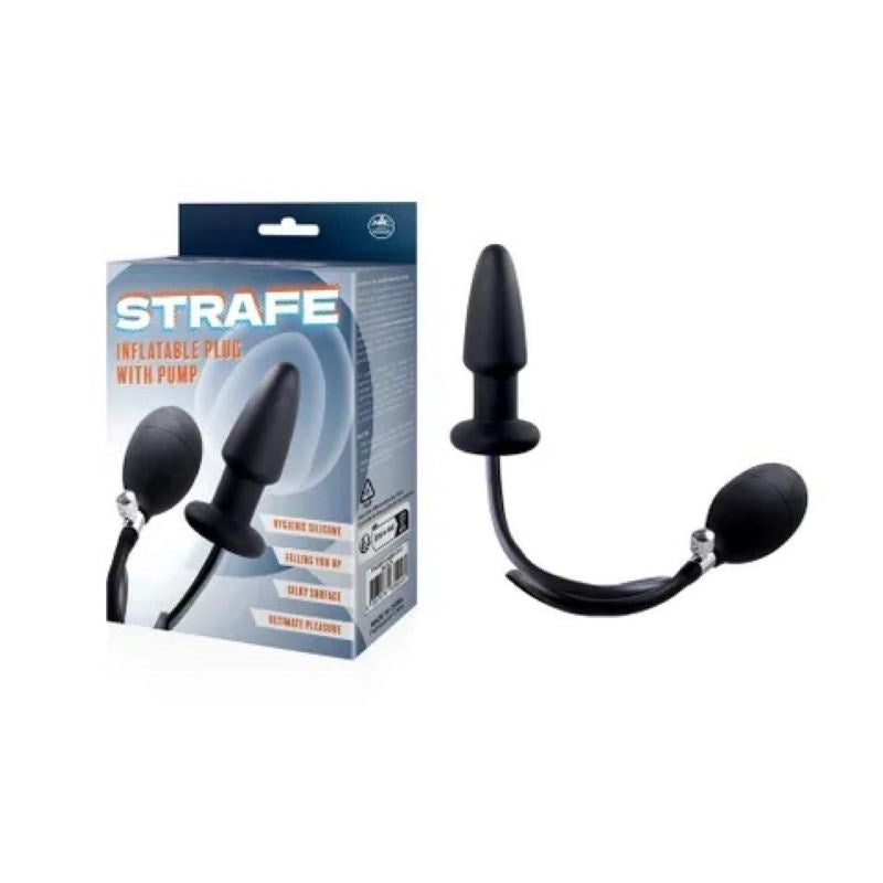 Strafe Inflatable Butt Plug with Pump Inflatable Dildos and Vibrators