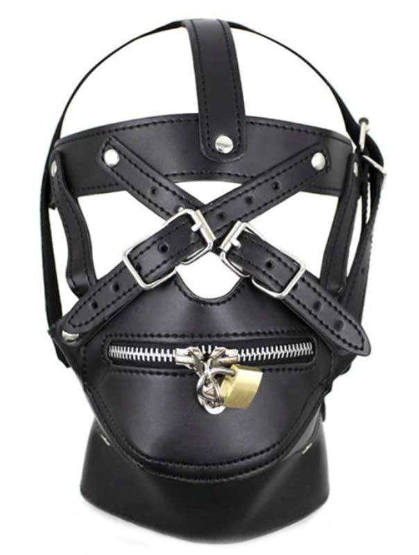 Strict Hood Zipper Harness Bondage Hoods