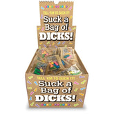 Fruity Rebellion and Adult Humor - Little Genie's Suck A Bag Of Dicks Lollies Party Gifts and Novelties