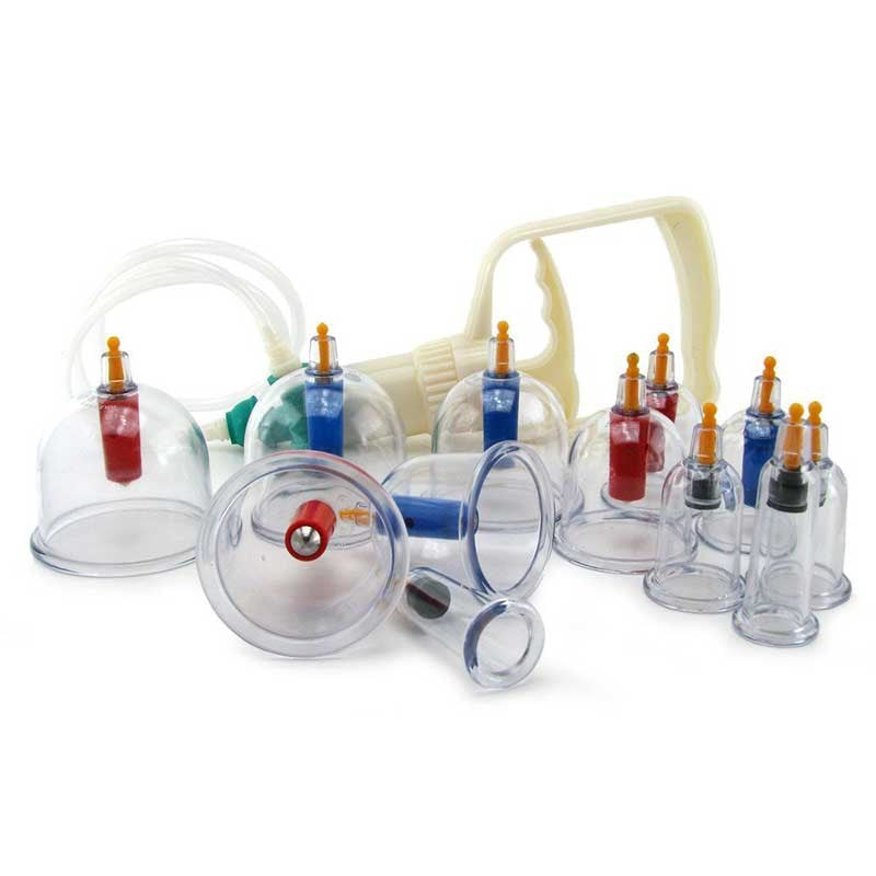 Sukshen 12 Piece Cupping System Nipple and Clit Clamps
