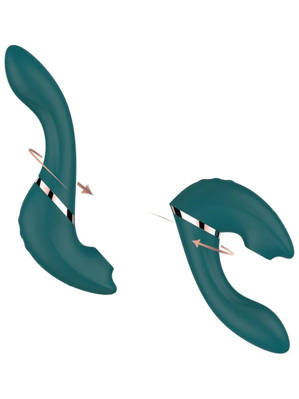 Dual-Stimulation Ecstasy - The Monarch Swan Vibrator Luxury Sex Toys