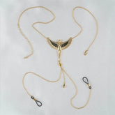 Sylvie Monthule Breast Necklace The Breath Of Isis Gold Nipple and Clit Clamps