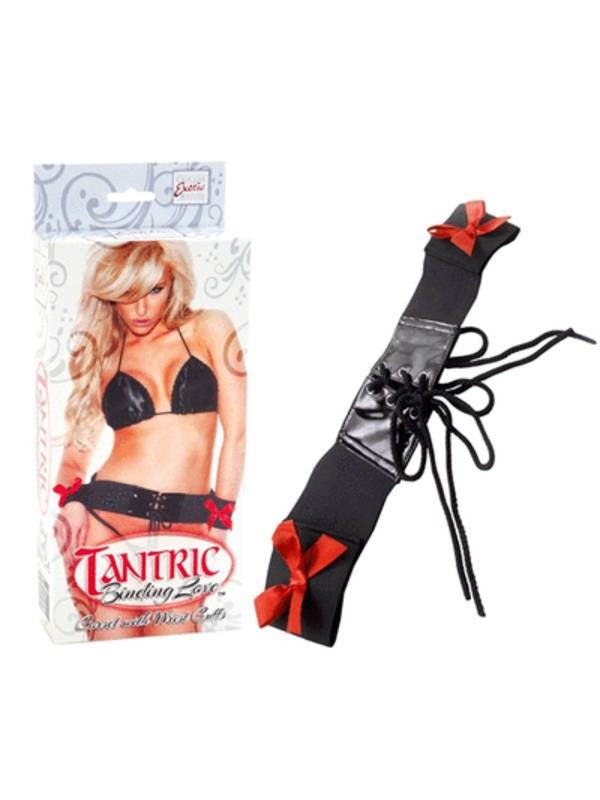 Tantric Binding Love Corset With Wrist Cuffs Cuffs and Restraints