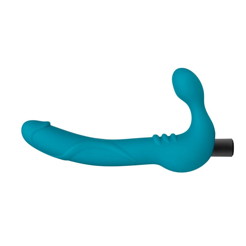 Temptasia Luna Strapless Silicone Dildo Teal Strap On Sextoys