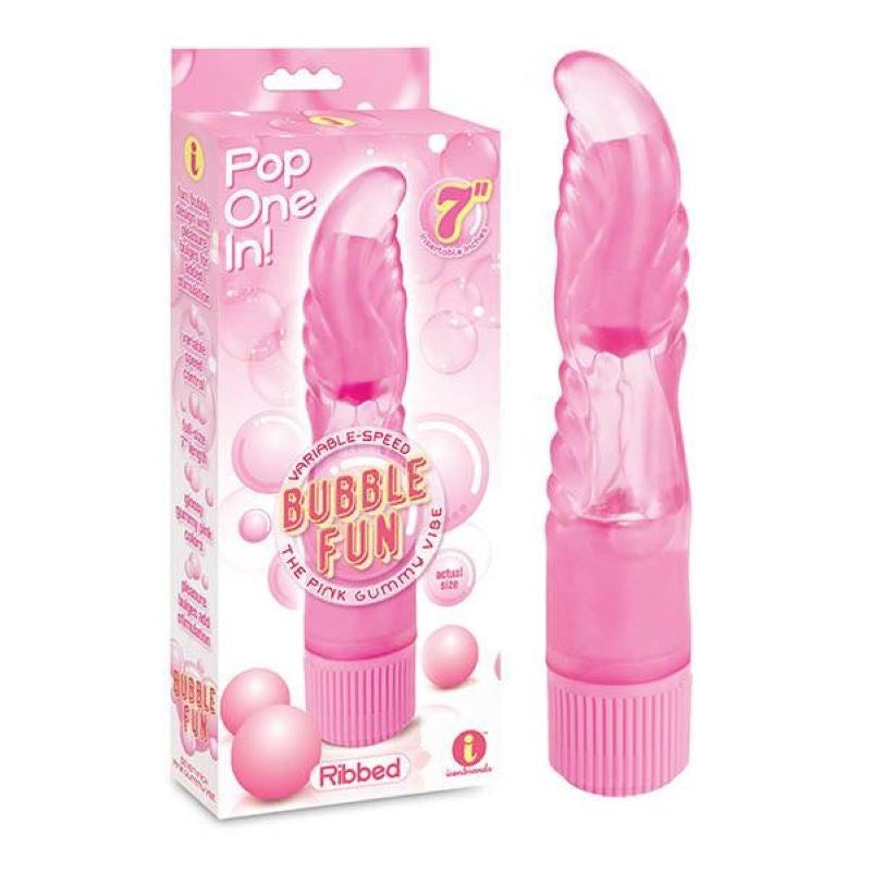 The 9's Bubble Fun - Ribbed G-Spot Vibrators