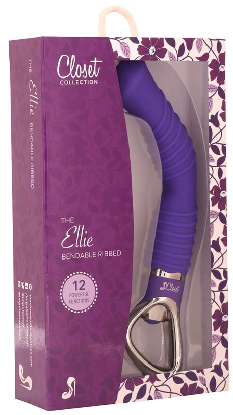 The Ellie G Bendable Ribbed G-Spot Vibrators