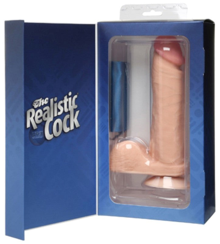 The Realistic Cock UR3 8 Inch - Flesh Realistic Dildos