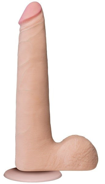 Doc Johnson The Realistic Slim Cock with Balls Flesh 9 inch Realistic Dildos