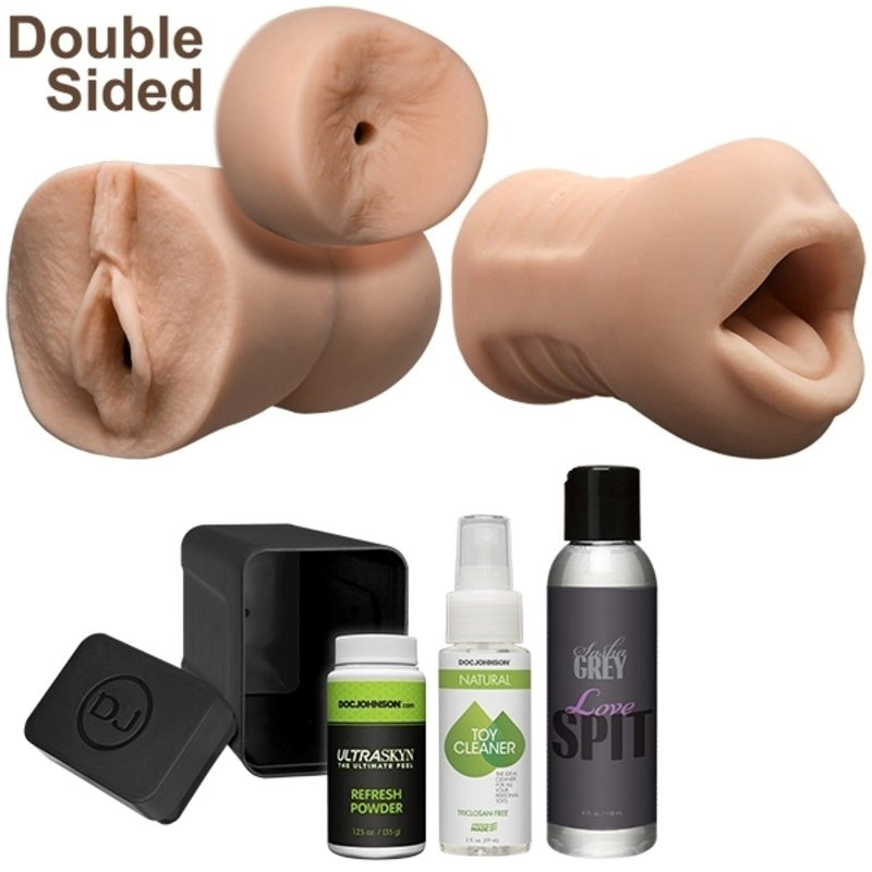 Doc Johnson Sasha Grey Experience Ultraskyn Mens Strokers Sex Kits