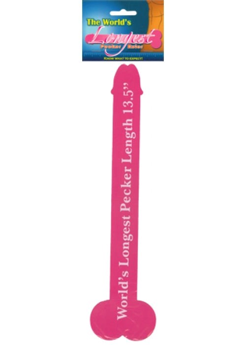 The World's Longest Pecker Ruler Sex Games, Coupons and Tricks