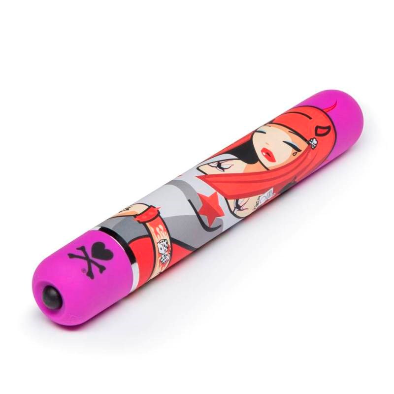 tokidoki Pyro Girl Power Vibe 7 Function Classic Vibrator Personal Massagers