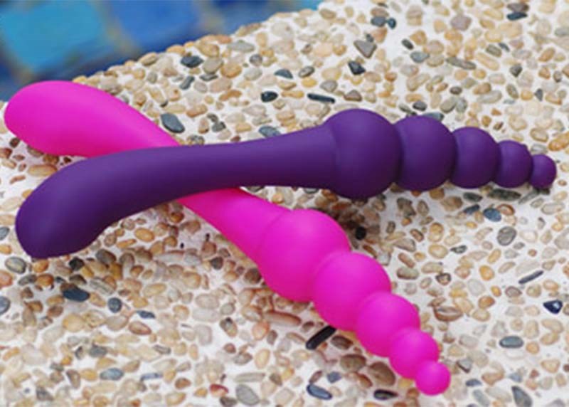 Toynary DN01 - Luxurious Dual-Ended Silicone Wand Anal Dildos
