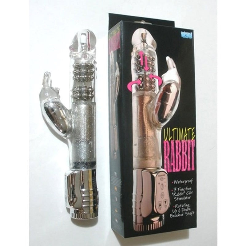 Ultimate Rabbit 7 Function Rotating Up Down Beaded Shaft Rabbit Vibrators