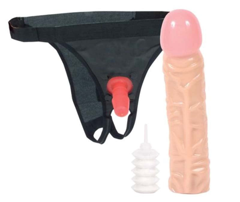 Vac-U-Lock 8 Classic Ultra Harness - Lifelike Dong, Adjustable Fit Strap On Sextoys