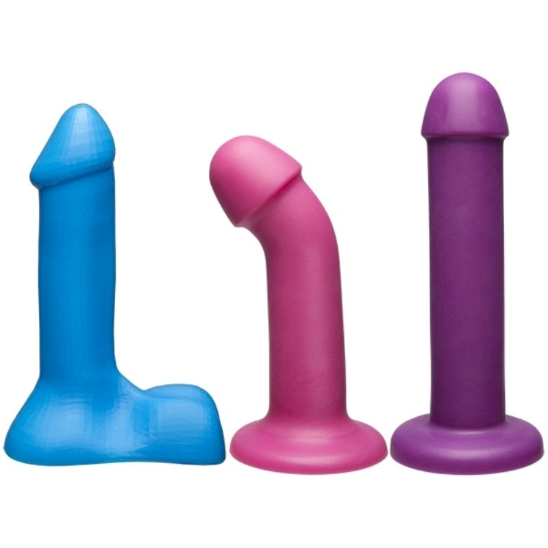Vac-U-Lock Dual Density Silicone Truskyn Colors Set Sex Kits