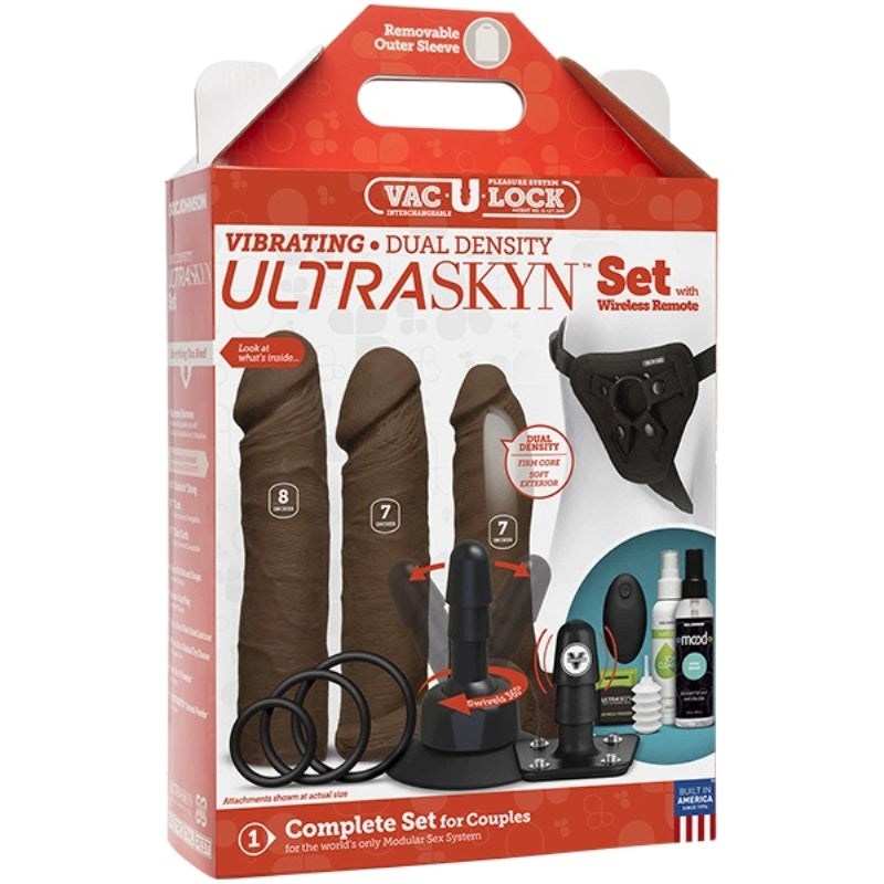 Vac-U-Lock Dual Density Ultraskyn Strap-On Pleasure Kit Strap On Sextoys