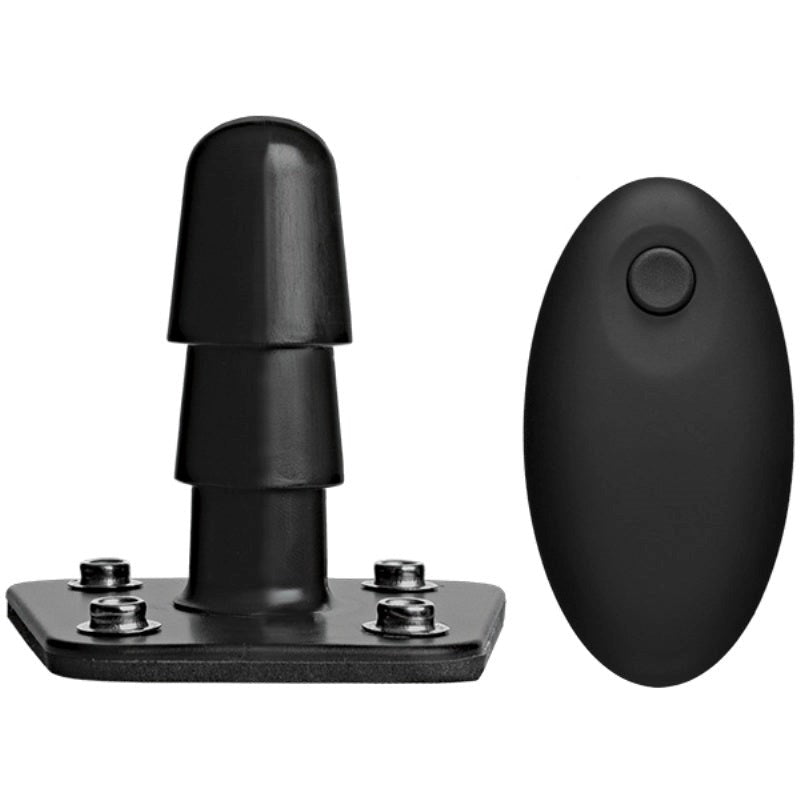 Vac-U-Lock Vibrating Plug with Wireless Remote Strap On Sextoys