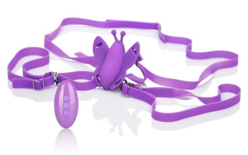 Venus Butterfly Silicone Remote Control Panties Strap On Sextoys