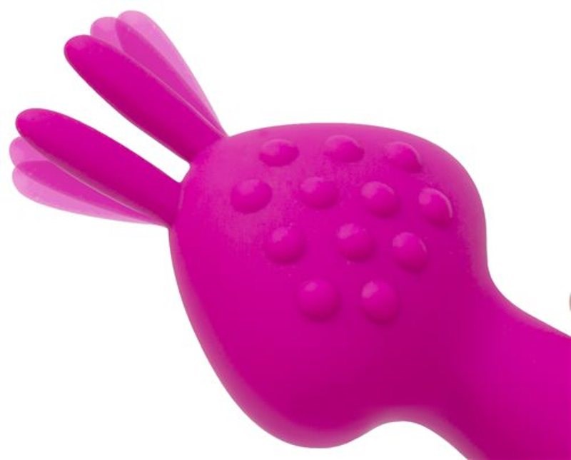 Dual Rabbit Ears Prong Massager - Intense Sensations Await Rabbit Vibrators