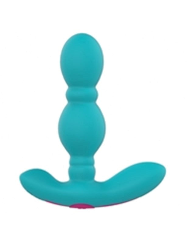 FemmeFun Vibrating Pleasure Plug - Turquoise Delight Luxury Sex Toys