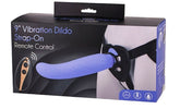 Vibration Dildo Strap-On with Remote Control 9 inch Strap On Sextoys