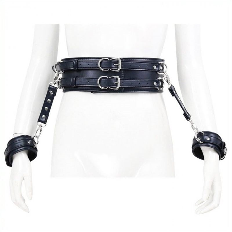 Waist Harness and Handcuffs Cuffs and Restraints