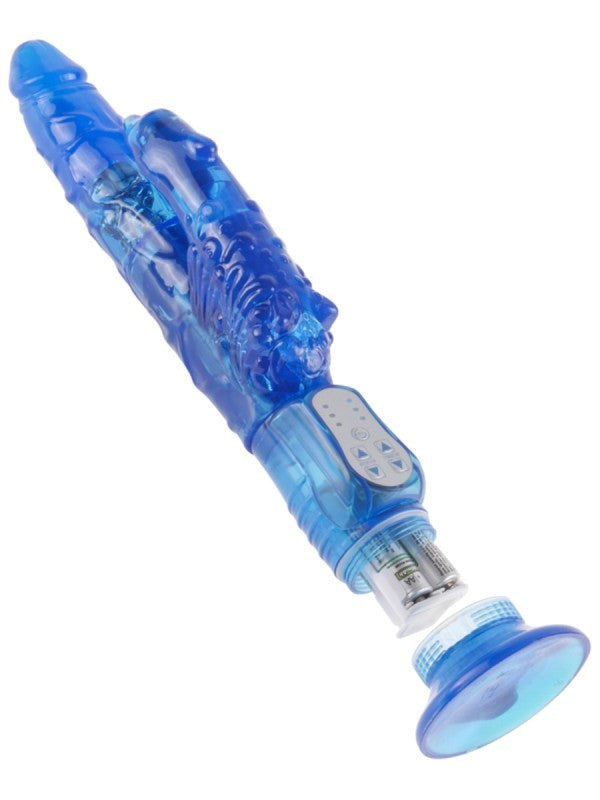 Pipedream Wallbanger Clitty Twister Rabbit Vibrator Blue Rabbit Vibrators