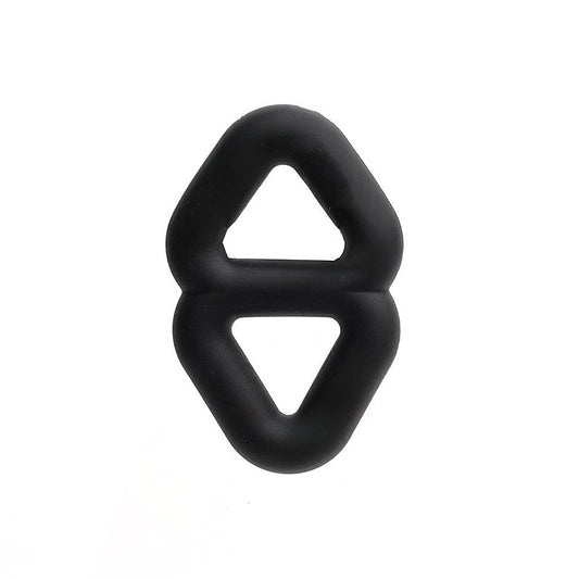 Sport Fucker Binder Ring - Rectangular Silicone Accessory