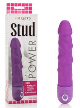Waterproof Power Stud Rod Purple Realistic Dildos