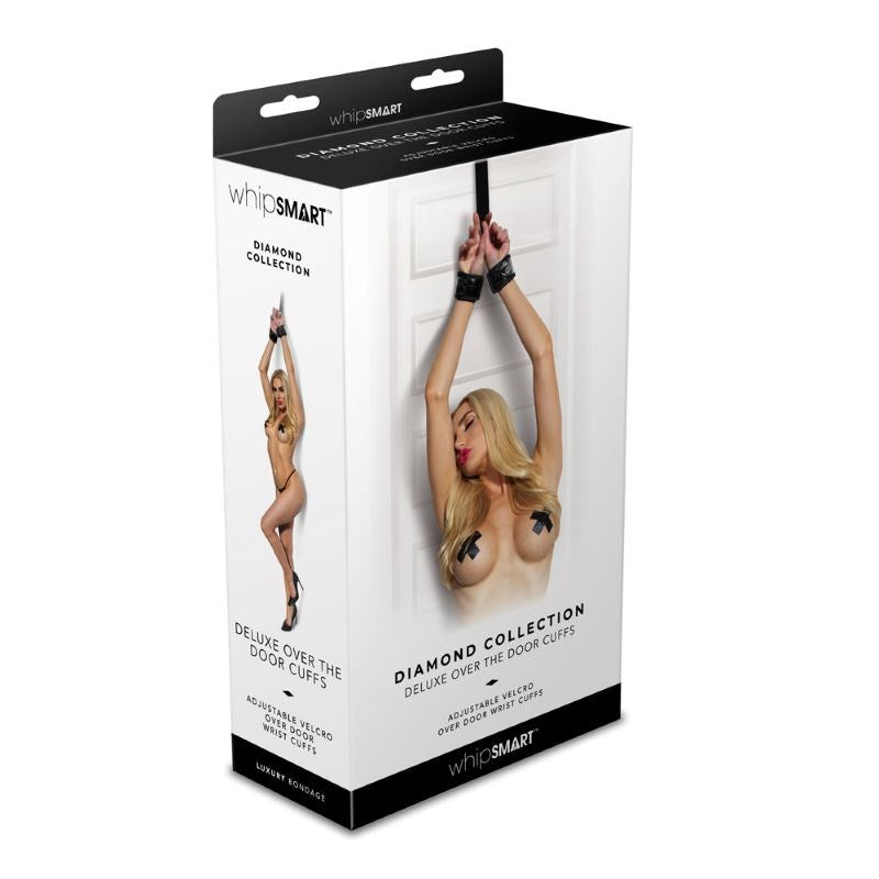 WhipSmart Diamond Deluxe Over The Door Cuffs Cuffs and Restraints